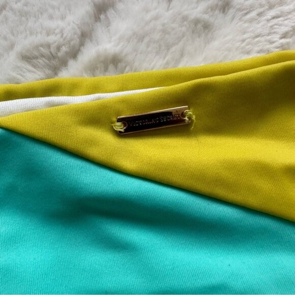 Victoria's Secret | Blue & Yellow The Classic Hipster Bikini Bottom | Size Small - Picture 6 of 8